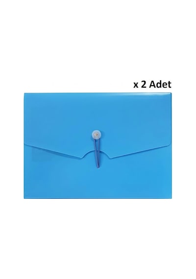 Bigpoint Körüklü Dosya 13 Cepli Lastikli A4 Mavi X 2 Adet Diğer