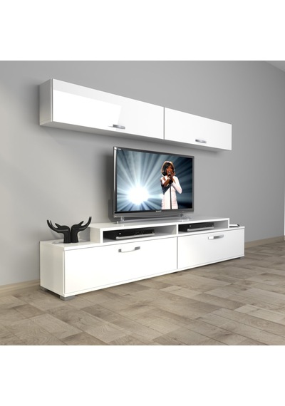 Decoraktiv Ekoflex 5 Slm Tv Ünitesi Tv Sehpası Beyaz
