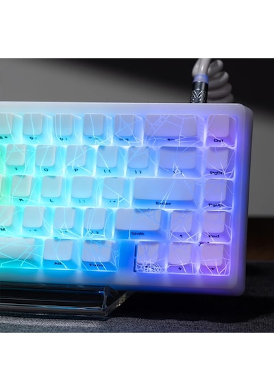Xvx Spider Web Rgb Keycaps Tuş Takımı Seti Beyaz