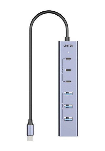 Unitek Uhub S7+ 7 Si 1 Arada Usb-c Hub H1335agy01-eu Ttkunı0010