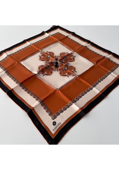 Vissona Twill İpek Eşarp Ipk4502-27314 Çok Renkli