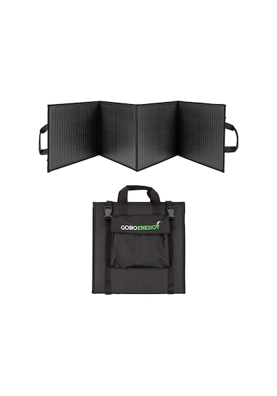 120w Katlanabilir Solar Panel Çanta Siyah Renk Taşınabilir Hızlı Şarjlı Güneş Paneli