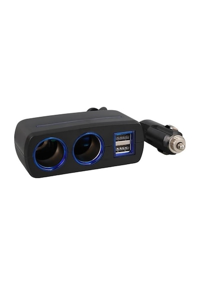 Olesson 1638 12-24v Çift Usb Girişli 120w 80 Cm Kablolu 2'lı Araç Çakmak Çoklayıcı