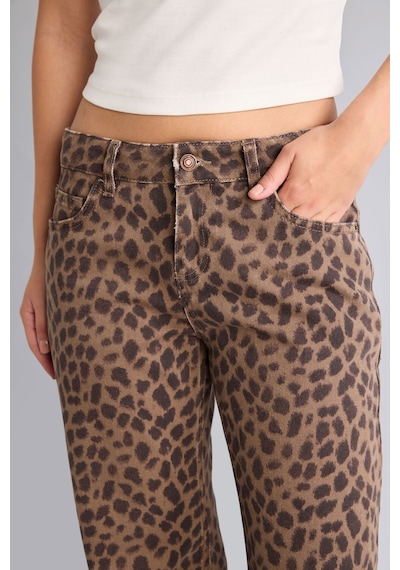 Defacto Straight Orta Bel Boru Paça Jean Pantolon I8220ax26wnbn605 Kahve-bn605