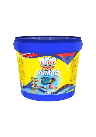 Lotus Ci̇chli̇d Jumbo Chi̇ps 3kg Kova Balik Yemi̇