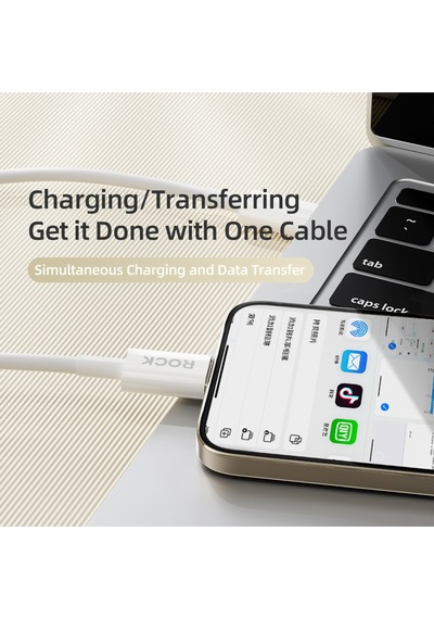 P8 Type-c To Type-c Pd 60w 100cm Kablo Beyaz