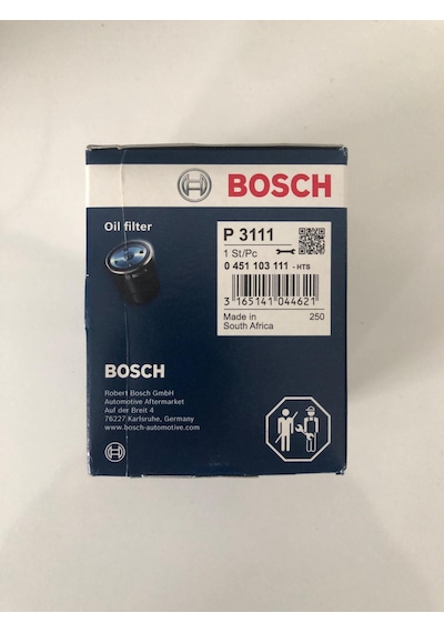 Doğan Şahin Kartal Slx Marea Yağ Filtresi Bosch 0451103111 Zp553