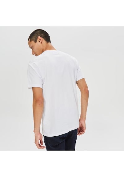 Columbia Basic Logo Brushed Erkek Beyaz Günlük T-shirt - 9110151100 Beyaz