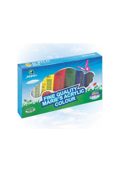 Maries Akrilik Boya Seti 30Ml 6Lı