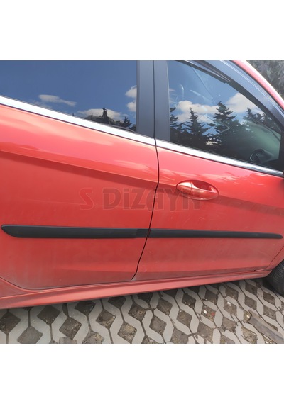 S-dizayn Ford Fiesta Abs Plastik Yan Kapı Çıtası 2009-2017 A+ Kalite
