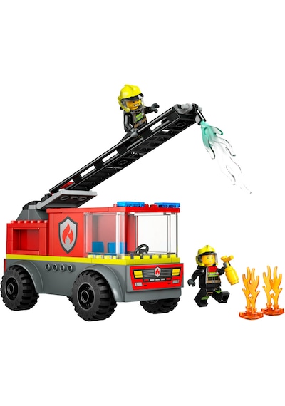 LEGO® City Merdivenli İtfaiye Kamyonu 60463 - 4 Yaş ve Üzeri Çocuklar için Yaratıcı Oyuncak Yapım Seti (82 Parça)
