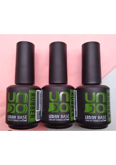 Uno Rubber Base Coat 3 x 15 ML