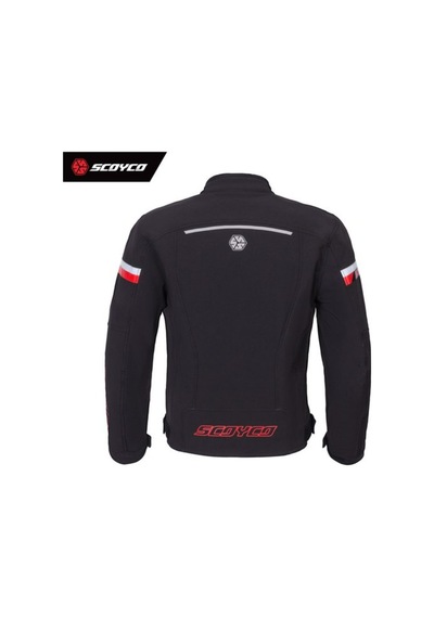 Motoanl Scoyco 4 Mevsim Deri Maxdura 600-D Kumaş Sıkılabilen Mont