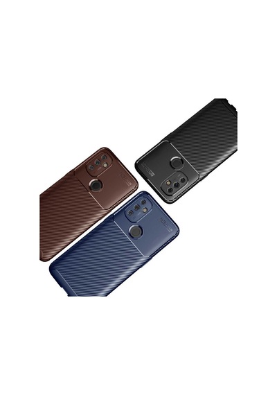 One Plus Nord N100 Kılıf Zore Negro Silikon Kapak Kahverengi