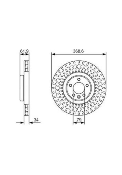 Land Rover Range Rover 4 2.0si4 2017-2021 Bosch Ön Disk 2 Adet