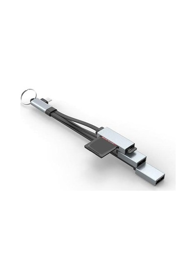 Apera An-81 Typec C Çevirici Usb 2.0 Usb 3.0 Sd Kart Ve Micro Sd Kart Okuyucu Hub Otg Adaptör