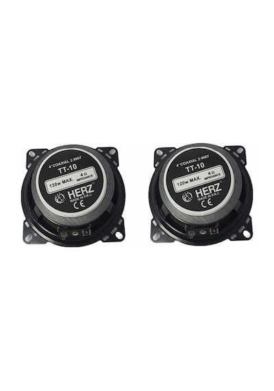Herz 10Cm 120Watt Tweeterli Oto Hoparlör - 2Adet