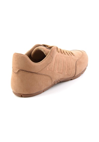 Bambi Camel Süet Kadın Sneaker K01791074072