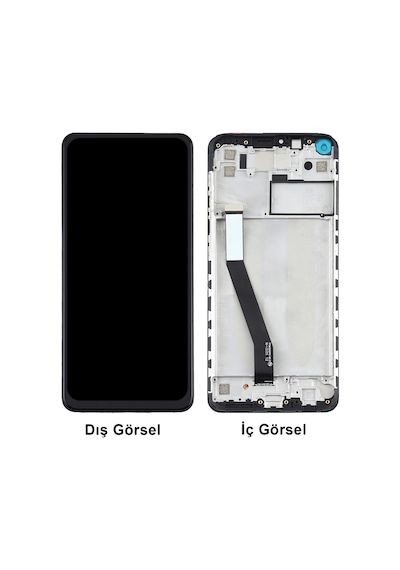 Teknonet Xiaomi Redmi Note 9 Pro Uyumlu Lcd+dokunmatik+çıtalı - Mavi