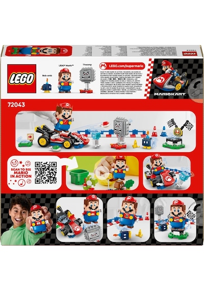 LEGO® Super Mario™: Mario Kart™ – İnteraktif LEGO® Mario™ ve Standard Kart 72043 - 7 Yaş ve Üzeri Çocuklar için Oyuncak Yapım Seti (278P) LEGO® Super Mario™: Mario Kart™ – İnteraktif LEGO® Mario™ ve Standard Kart 72043 - 7 Yaş ve Üzeri Çocuklar için Oyuncak Yapım Seti (278P)