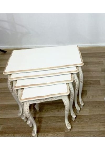 Zigon Avangart Model Kayın Torna Mdf Tabla Parlak Gold Boya Iskel