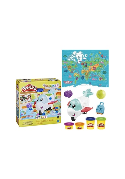 Play-doh Starters Eğlenceli Uçak Oyun Seti Çok  Renkli