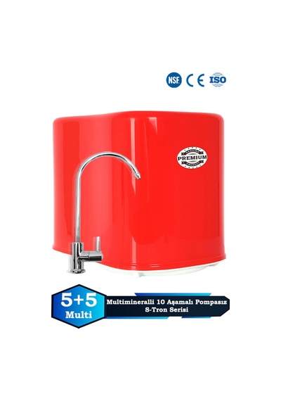 Sumarkt S-tron 10 Aşamalı 12 Lt Metal Tanklı Süper Sarım Membran Teknolojili Mineralli Su Arıtma Cihazı