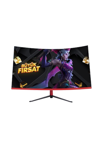 Ramtech BF Rog PLUS i5-9400F 16 GB 480 GB SSD 4 GB GTX750Ti 23.6" Dos Masaüstü Oyuncu Bilgisayarı