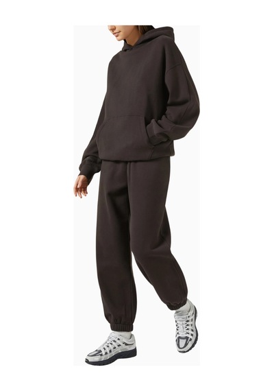 Represent Boyfriend Hoodie, Premium Brushed Fleece Kapüşonlu Sweatshirt Kahverengi