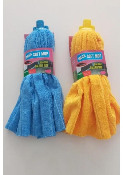 Mega Soft 2 Adet Mega Mikrofiber Havlu Vileda Paspas Mop Xl Yedek Ucu