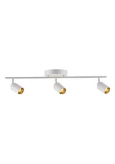 Rsylight Metal Modern 3 Lü Beyaz Led Spot Hareketli Avize Beyaz Ampullü Beyaz