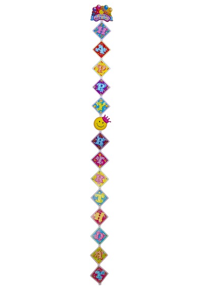 Banner- Happy Birthday- Doğum Günü- Parti- Renkli N11.5901