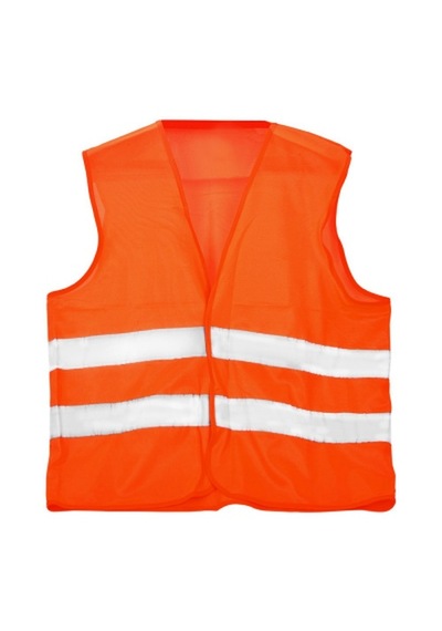 Fosforlu Turuncu İkaz Yelek 5332 07 Gri