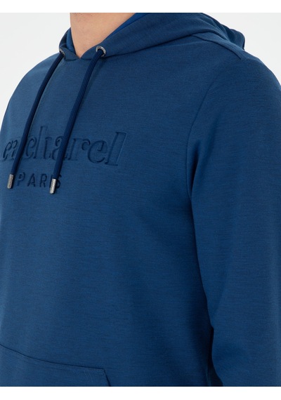 Mavi Regular Fit Kapüşonlu Sweatshirt