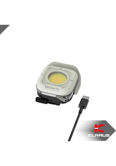 Klarus Cl5 Yüksek Güçlü Mini Kamp Lambası 1200mah Taşınabilir Led Gece Lambası & Fener Gri