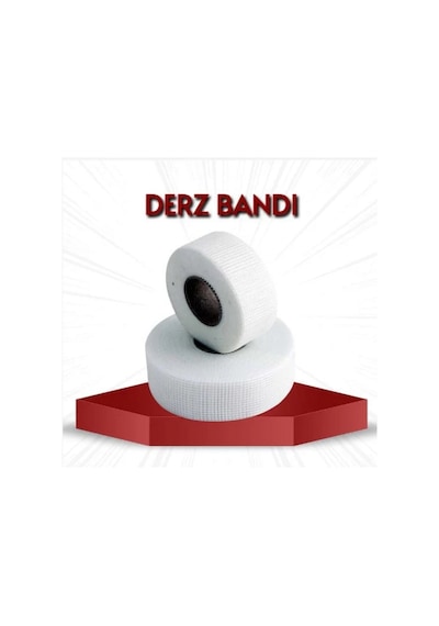 Yapışkanlı Derz Bandı 90 Metre İç Dış Cephe Sıva Filesi 5 Cm Tamir Sıvası Yalıtım Montalama Bant
