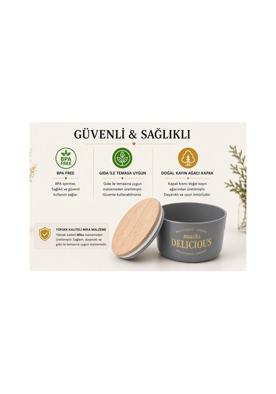 3 Lü Kapaklı Retro Dizayn Saklama Kabı Seti, Bambu Kapaklı, Mika Erzak Saklama Kabı, Bpa, Silikon Contalı Saklama Kutusu Füme Gri 3 Lü Kapaklı Retro Dizayn Saklama Kabı Seti, Bambu Kapaklı, Mika Erzak Saklama Kabı, Bpa, Silikon Contalı Saklama Kutusu Füme Gri