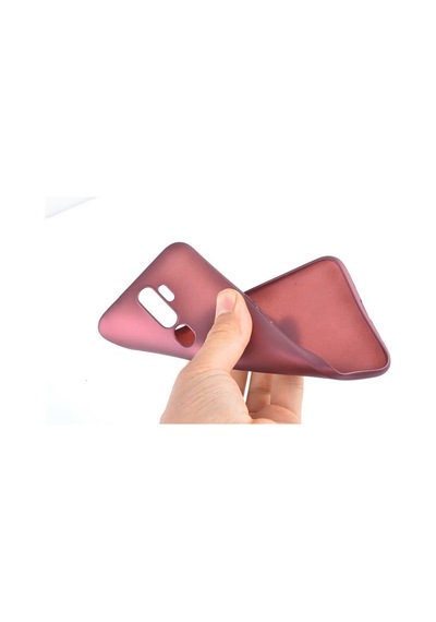 Noktaks - Oppo Uyumlu Oppo A5 2020 - Kılıf Mat Renkli Esnek Premier Silikon Kapak - Gold