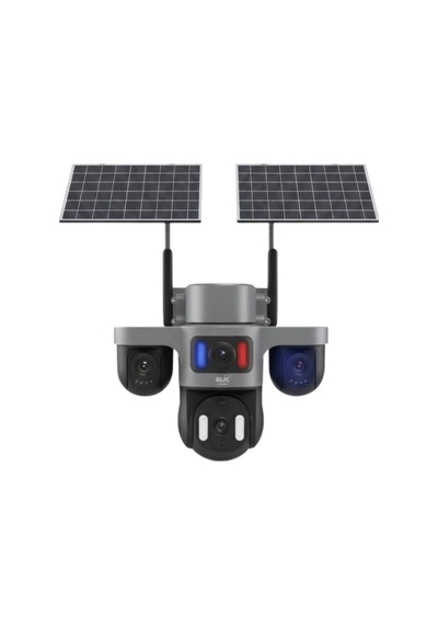 Çift Solar Panelli 4g Kablosuz Ip Güvenlik Kamerası 9mp Ve Hareke