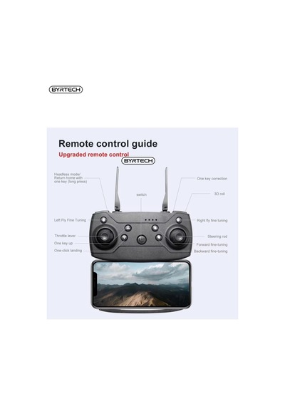 Sh Kaydı Gerektirmeyen Drone - Renk: Siyah, Kamera Özelliği: 4k, Gps, Uçuş Mesafesi: 1000m-2000m