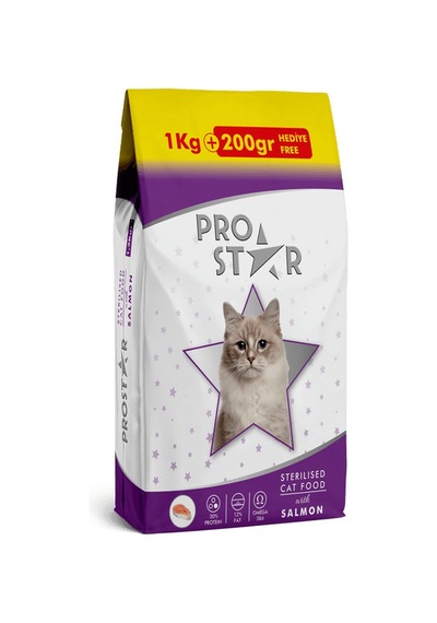 Prostar Somonlu Kısırlaştırılmış Yetişkin Kedi Kuru Maması 15 KG
