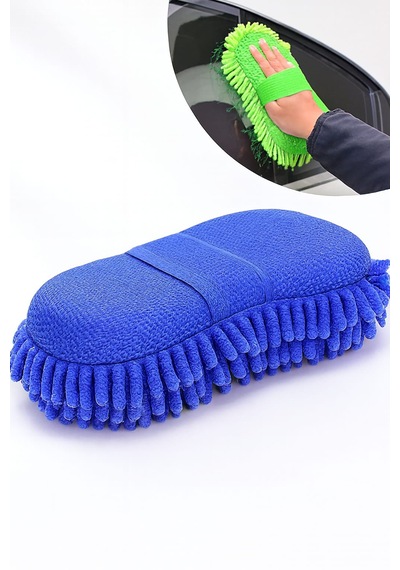 Nobera Premium Mikrofiber Araba Yıkama Süngeri Çift Yüzlü Makarna Mop Bez 1 Adet