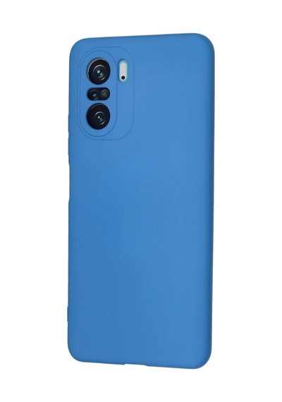 Xiaomi Poco F3 Uyumlu Kılıf Nano İçi Kadife Silikon - Mavi
