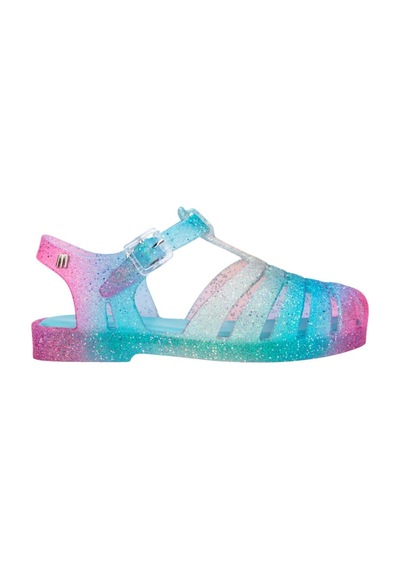 Mini Melissa Kız Çocuk Possession Pembe-mavi Simli Sandalet-14571 Çok Renkli