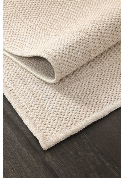 Minimalist Krem Beyaz Sisal Halı - Fm02w