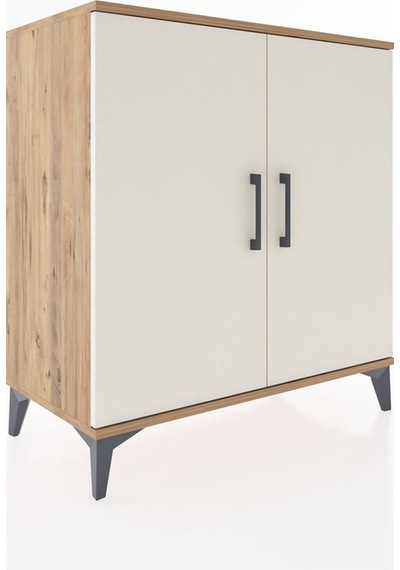 Hyperion Şifonyer 4 Raflı 2 Kapaklı 88x44x96 Çam-aytaşı Atlas Çam