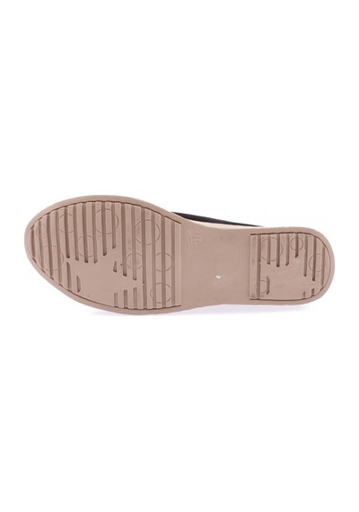 Dgn 1031 Kadin Bağcikli Casual Ayakkabi 1031-2224-R1627 Siyah Nubuk