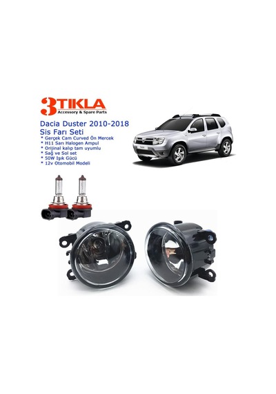 Dacia Duster 2017 Sis Farı Set Oem: 8200074008