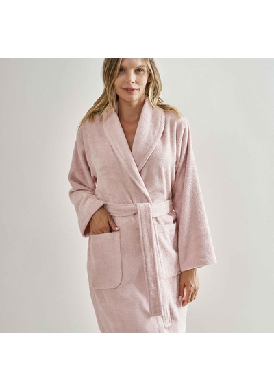 Linens Soft Pamuk Bornoz Pudra L