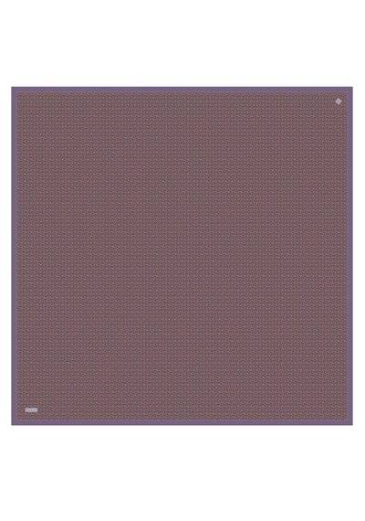 Belli Twill İpek Eşarp 4317-34 Kahverengi, Mor Kahverengi - Mor